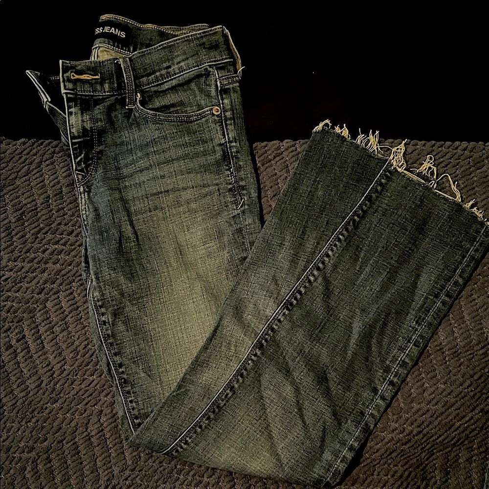 Express jeans, gently used, inseam 27 1/2